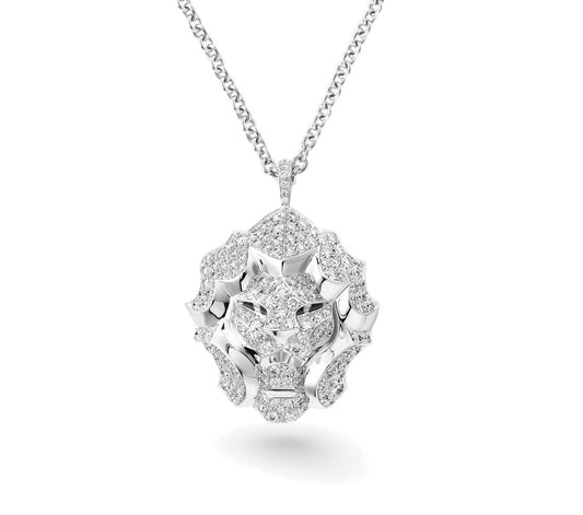 XNE-J10810 lion pendant set chain