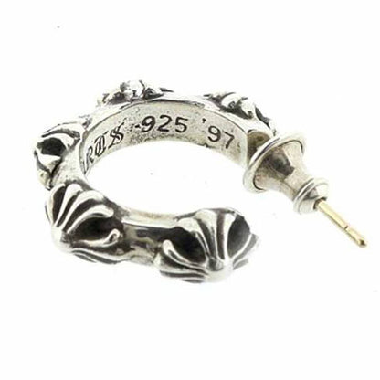KLX-ES20467687 mixed cross half circle earrings