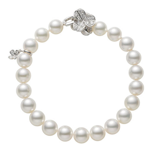 YMB-WD01516GU clover pearl bracelet