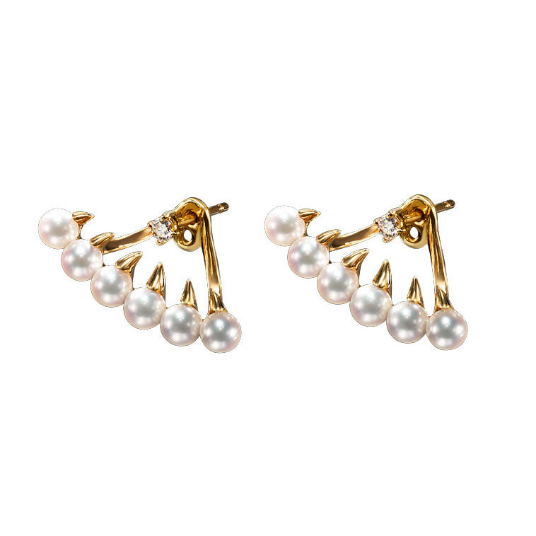 TSQ-067gulper claw earrings