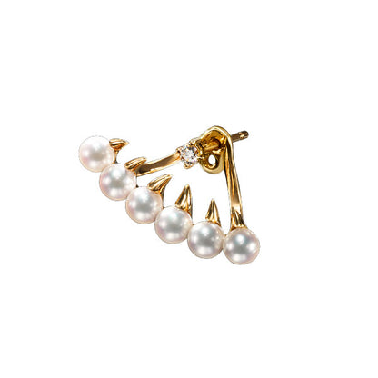 TSQ-067gulper claw earrings