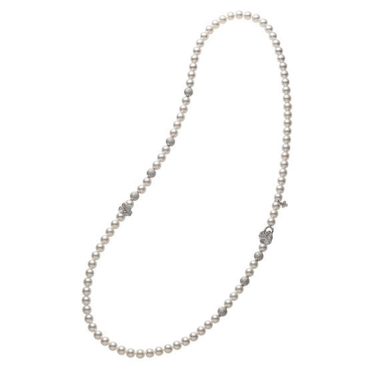 YMB-KZ01515GZ Clover Pearl Shape Necklace