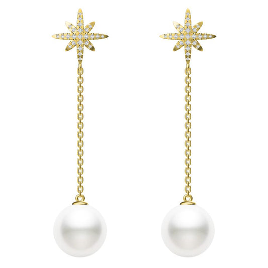 APM-1423518 Pearl Star Earrings