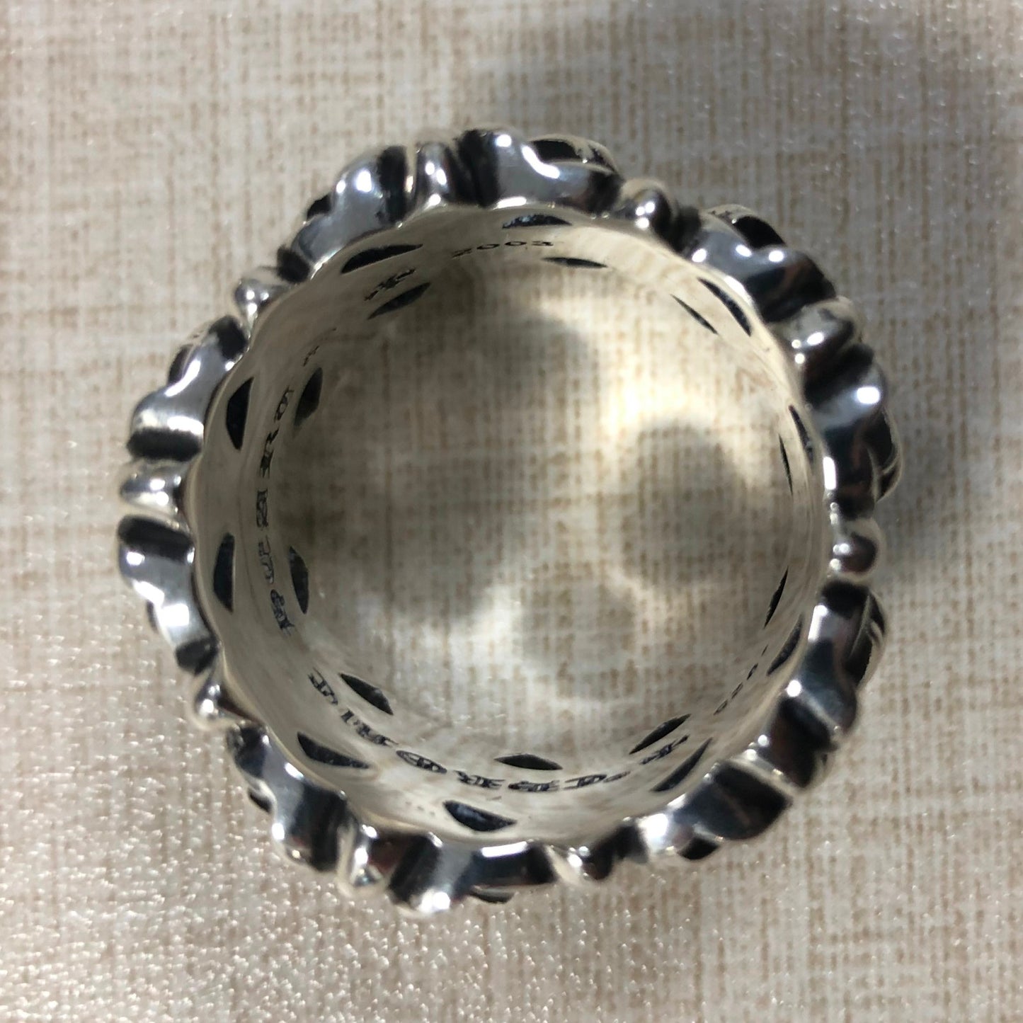 KLX-JZ77057712客版宽版十字架混身戒指25#