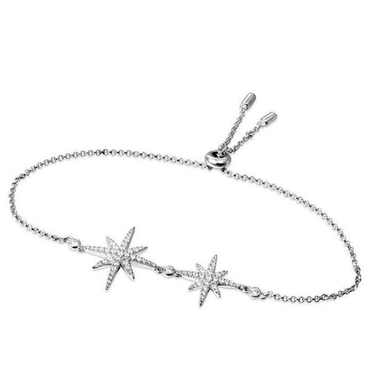 APM-AB3325OX eight-pointed star diamond bracelet