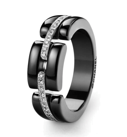 XNE-J3877 8.7mm ceramic diamond tank ring