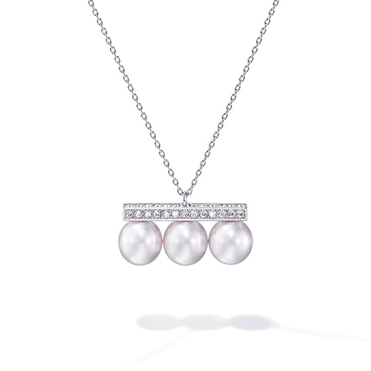 TSQ-P-17027-18KWG (Pearl 8mm) Pearl Pendant