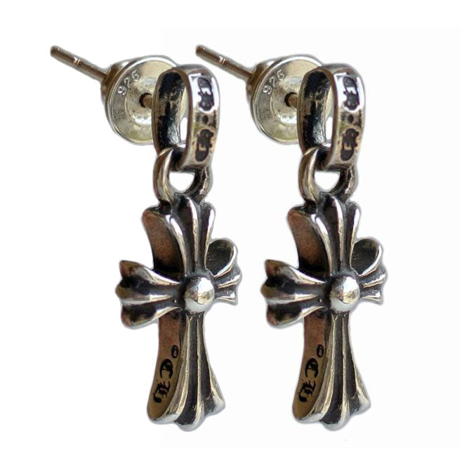 KLX-ES59567043 guest version light gold cross earrings