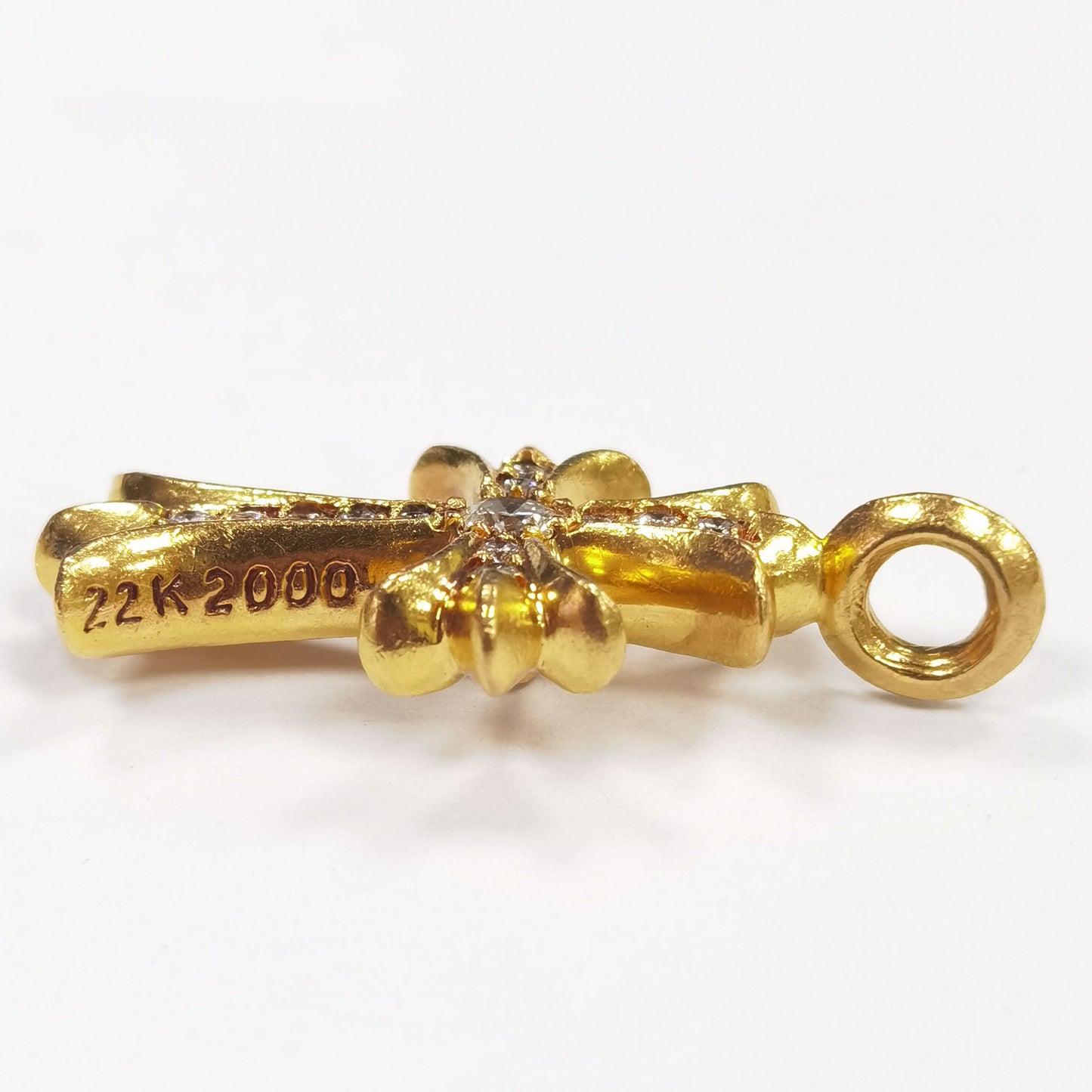 KLX-35200880除扣26.5mm客版满钻十字架（33.5mm）吊坠