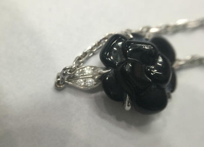XNE-J3154黑玛瑙陶瓷花手链客版