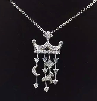 XNE-J27015 Star Moon Pendant