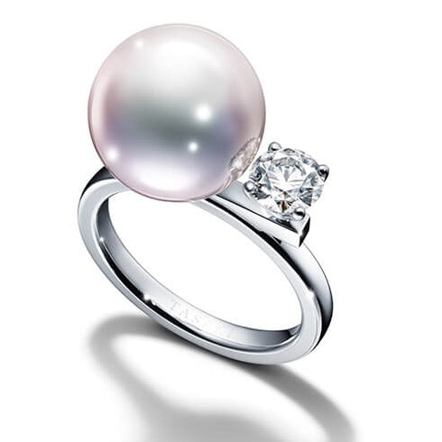 TSQ-RNI-4574-18KWG Pearl Ring Balance (Pearl 12.1mm)