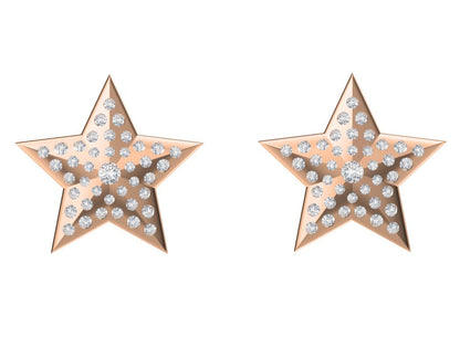 XNE-J48232 star earrings