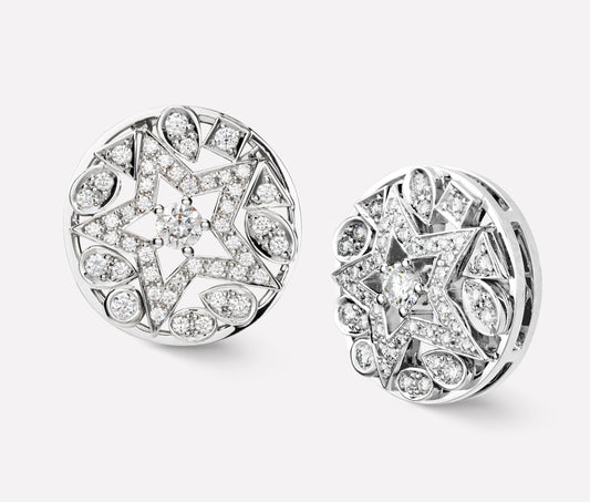 XNE-J10184 star earrings