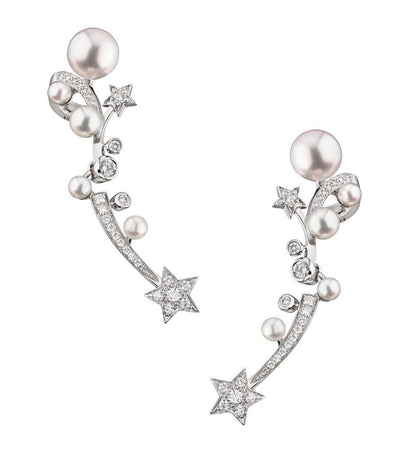 XNE-J11690 star pearl earrings
