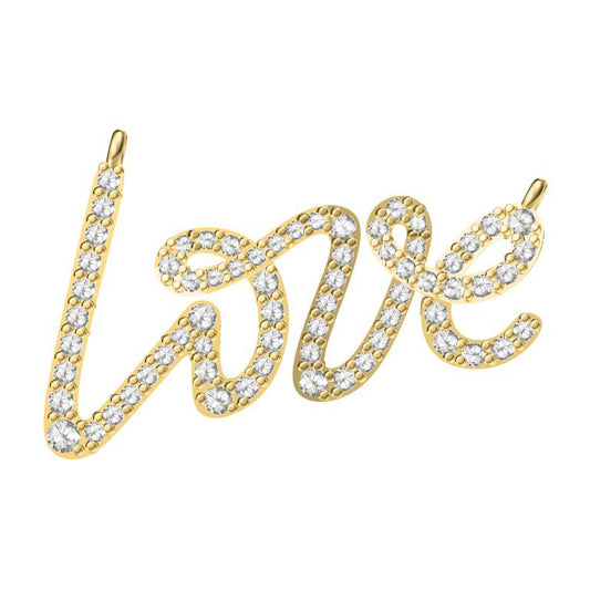 YMB-XL57024322 Letter LOVE bolt chain pendant-3