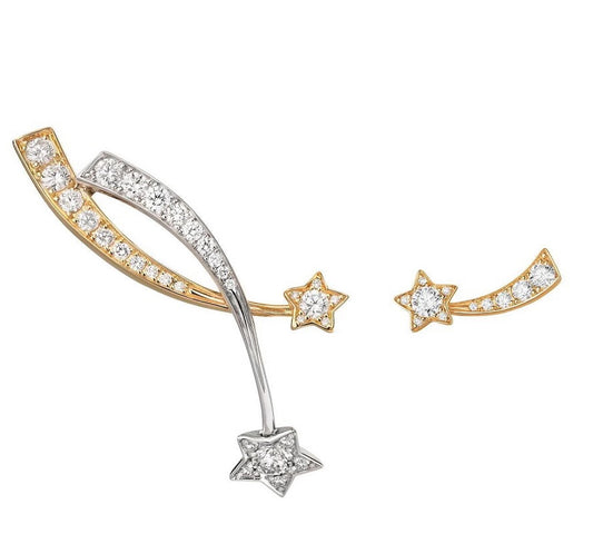 XNE-J11731 star earrings