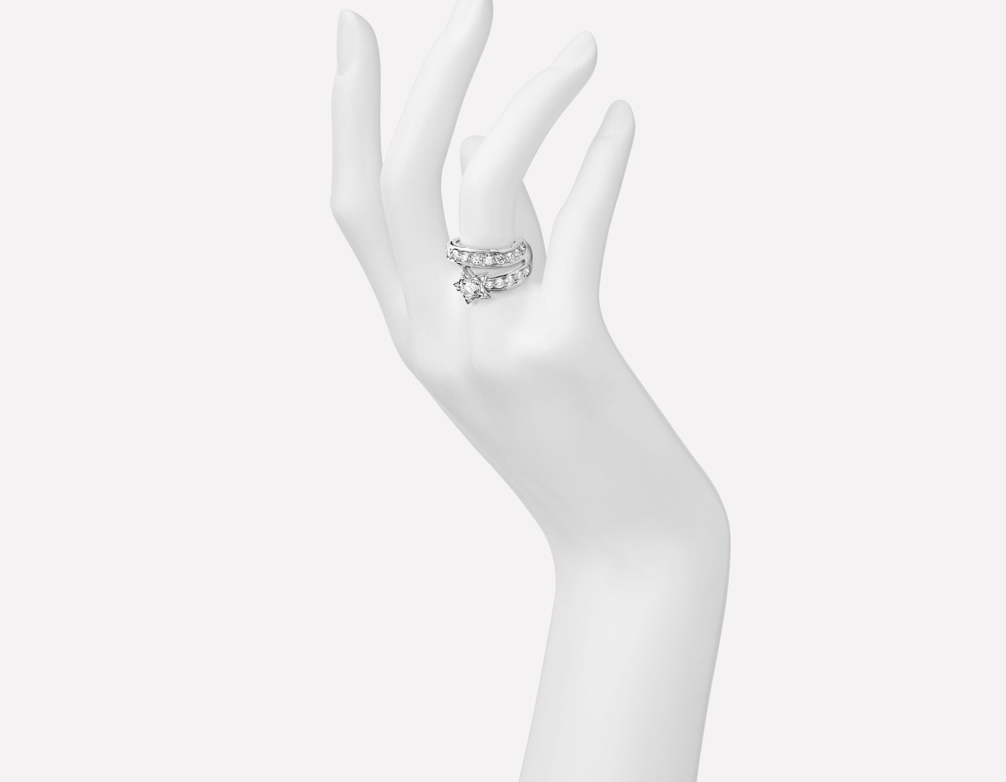 XNE-J1413 star full diamond ring