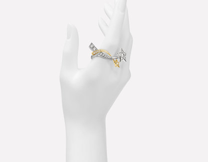XNE-J10866 star full diamond ring