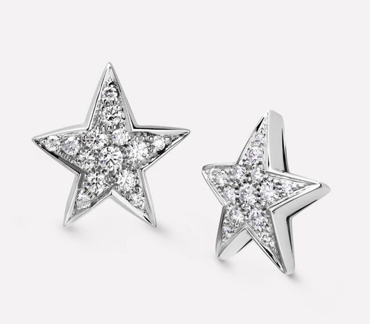 XNE-J1611 15mm star full diamond ear cuff ear clip