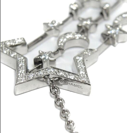 XNE-J26268 Star Moon Full Diamond Pendant Customer Version