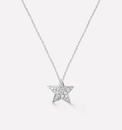 XNE-J0869 17.9mm star diamond pendant
