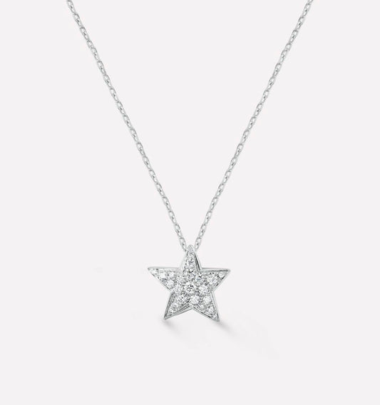 XNE-J0869 17.9mm star diamond pendant