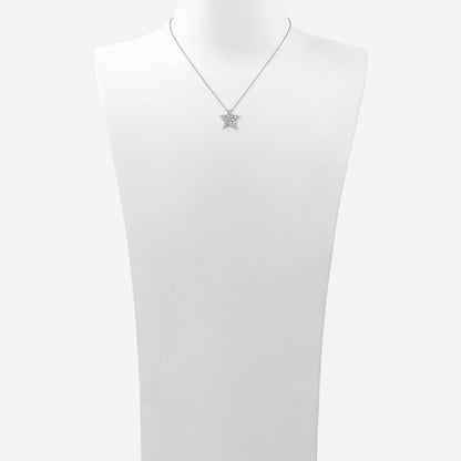 XNE-J0869 17.9mm star diamond pendant