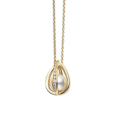 YMB-PP01637MK drop-shaped pearl pendant
