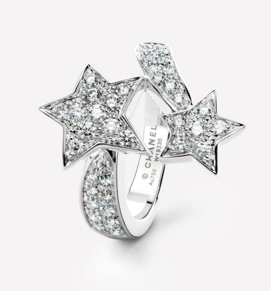 XNE-J0387 full diamond star ring
