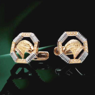 SDF-GM25961907 diamond eagle cufflinks