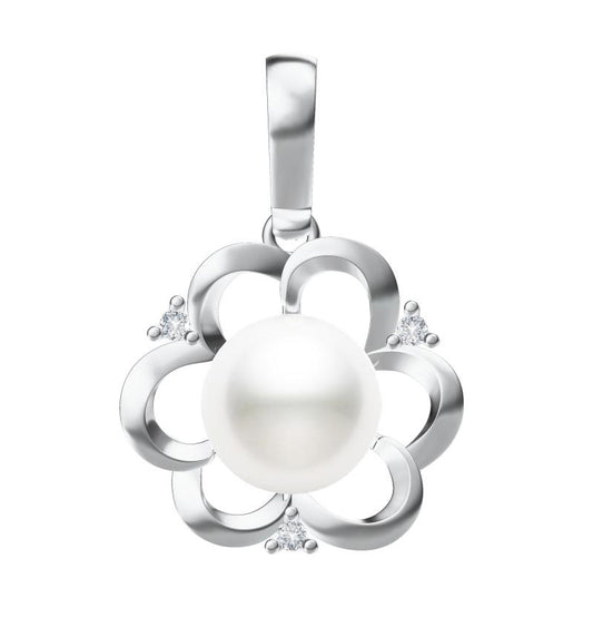XNE-J11573 Pearl Flower Pendant