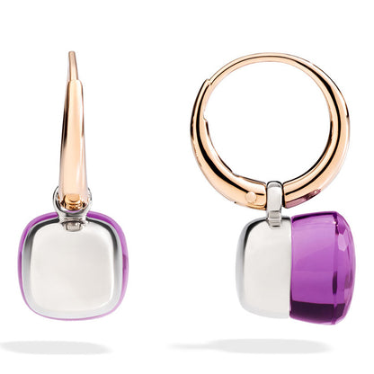 BMLD-OB201O6OI pillow-shaped head candy earrings