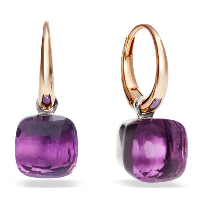 BMLD-OB201O6OI pillow-shaped head candy earrings