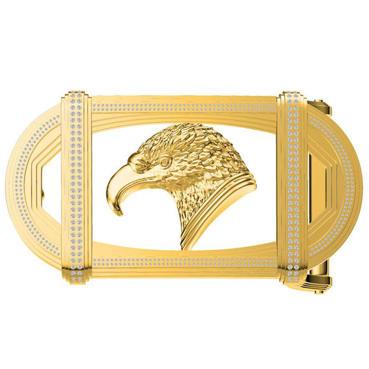 SDF-PDK39874044 stone eagle belt buckle 38mm