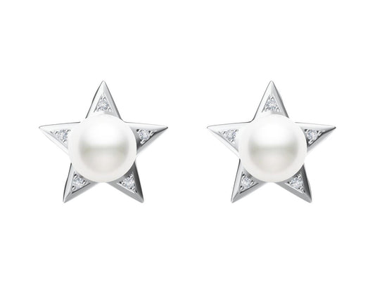 XNE-J14610 star pearl earrings
