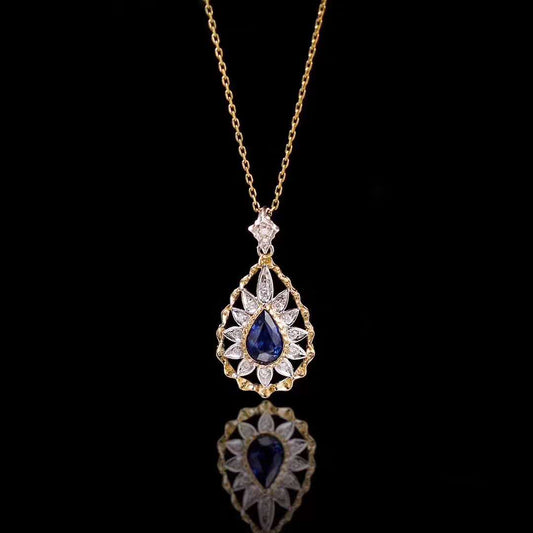 BQLT-XL499974 pattern water drop water wave color pendant