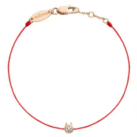 HS-3190737 Horn Blister Red String Bracelet