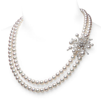 YMB-KZ09524PZ multi-pearl fireworks necklace