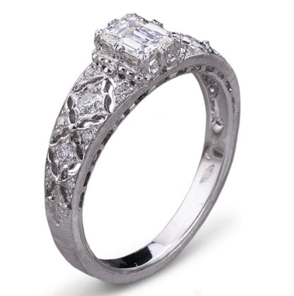 BQLT-JZ767738 pattern sapphire ring large flower head ring