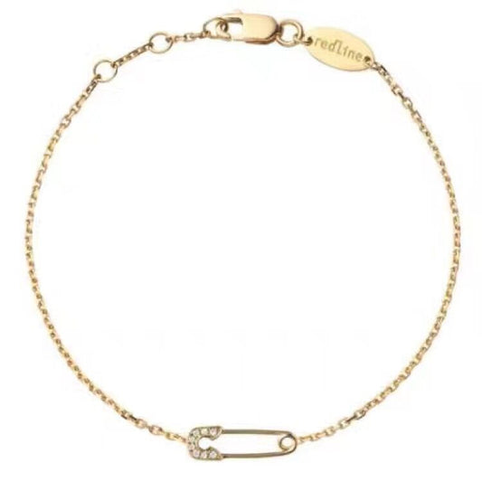 HS-SZ60675835 red rope ring buckle bracelet, paper clip