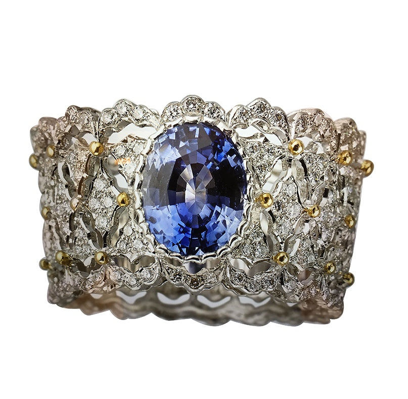 BQLT-JZ720836 lace guest version wavy edge arm ring