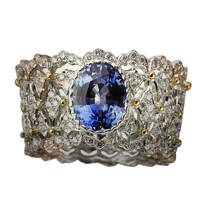 BQLT-JZ720836 lace guest version wavy edge arm ring