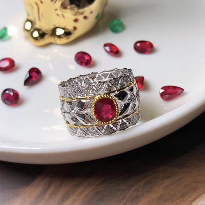 BQLT-JZ501617 14mm lace colorful treasure wavy edge arm ring