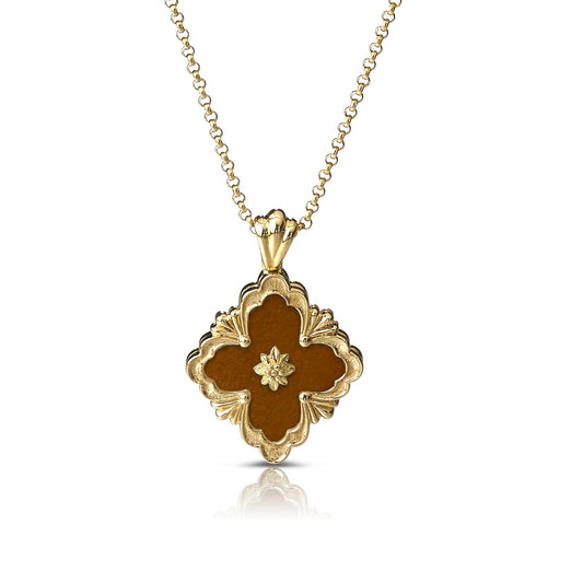 BQLT-XL555790 Opera color pendant, European four-leaf clover, ling-shaped flower