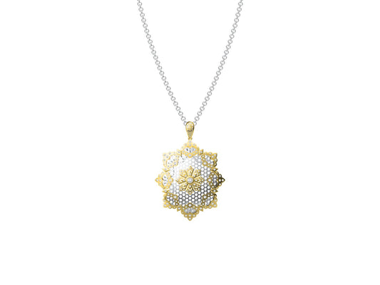 BQLT-XL965229 water wave edge, honeycomb pendant
