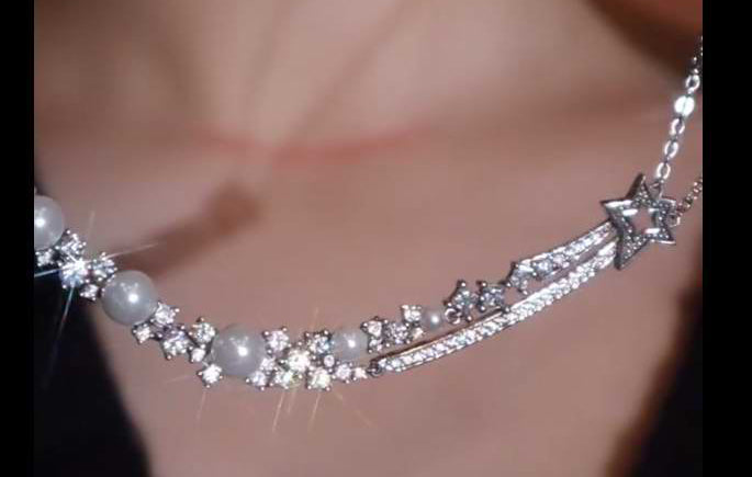 XNE-J27015 star pearl necklace