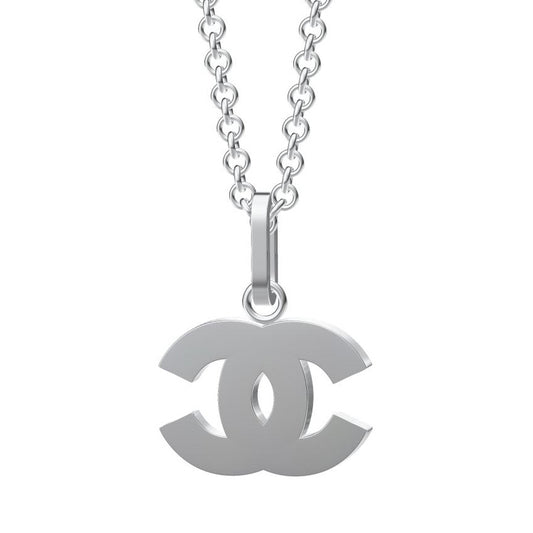 XNE-CNCP002 18.6mm Flat Double C Pendant Customer Version