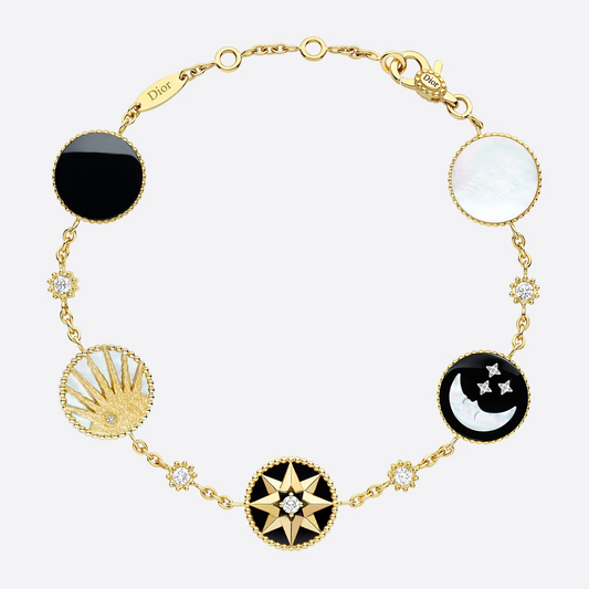 DA-JSAM95011 Star Moon Disc Bracelet