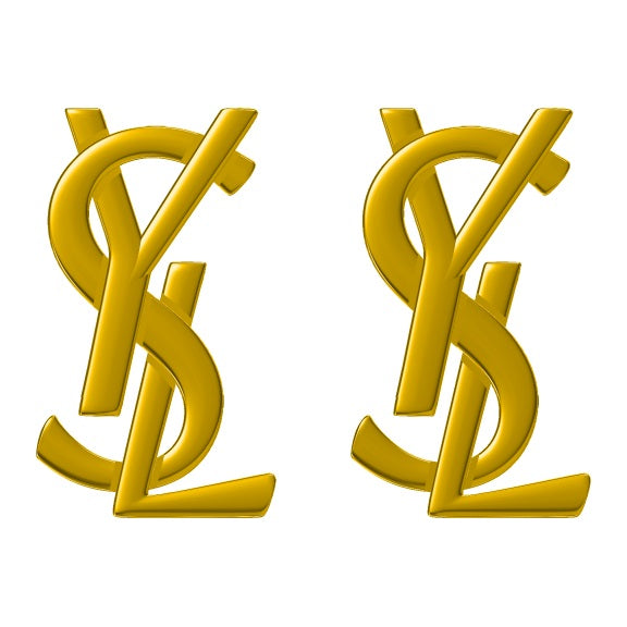YSL-796179素金字母YSL耳钉